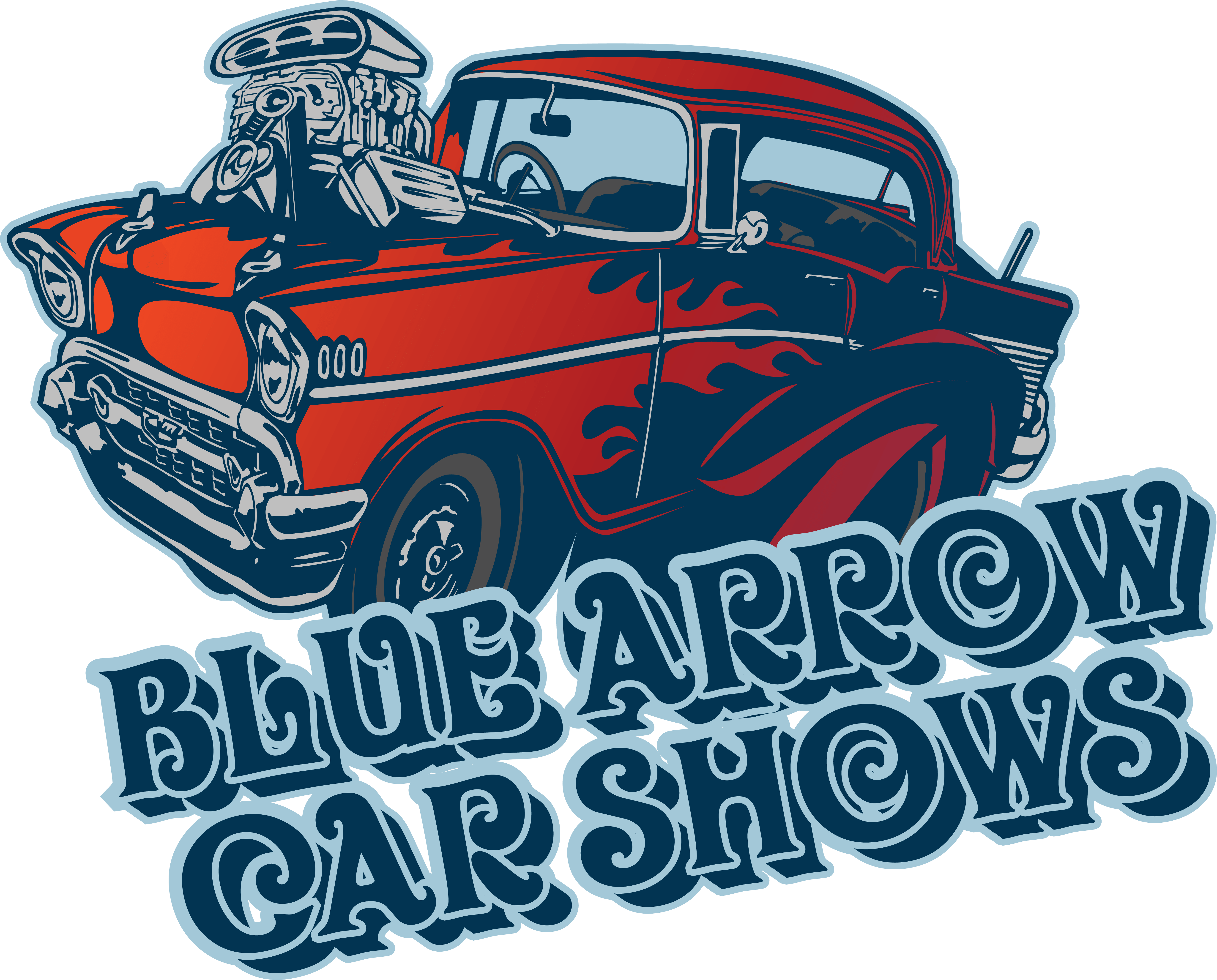 Blue Arrow Car Show logo