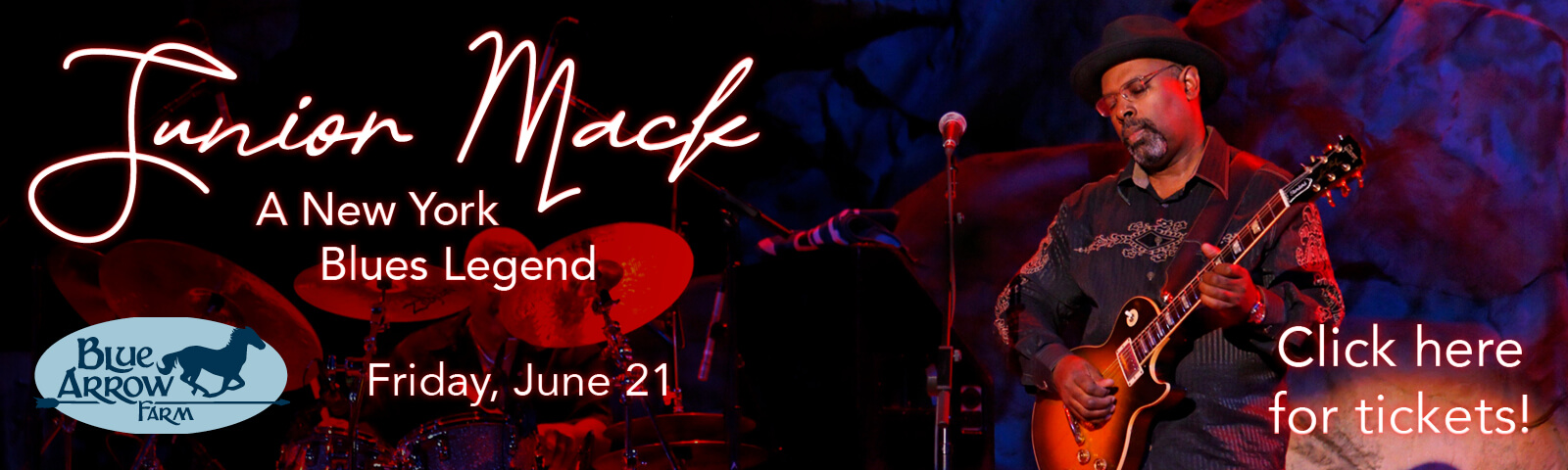 Junior Mack: A New York Blues Legend — Friday, June 21 — Click here for tickets!