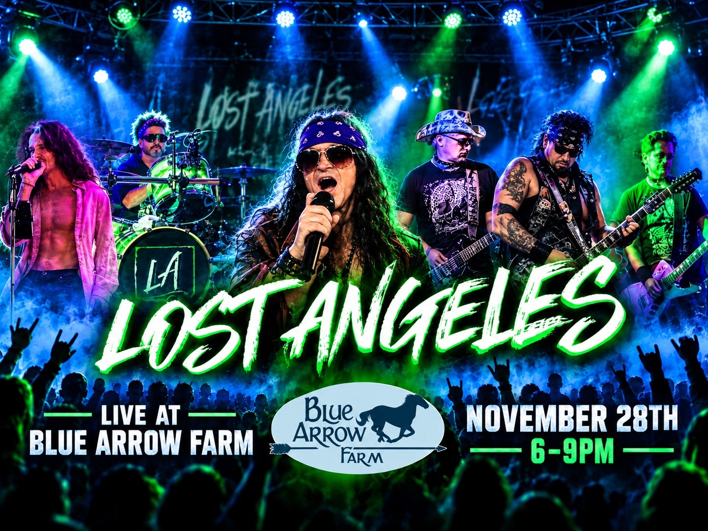 Lost Angles 80's Rock Cover Band • Click here for tickets!