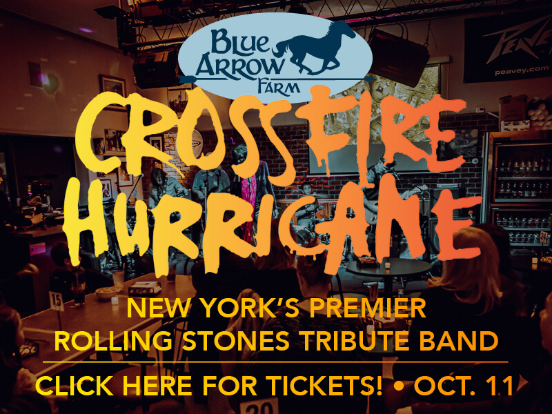 Crossfire Hurricane: New York's Premier Rolling Stones Tribute Band • Click here for tickets! • October 11