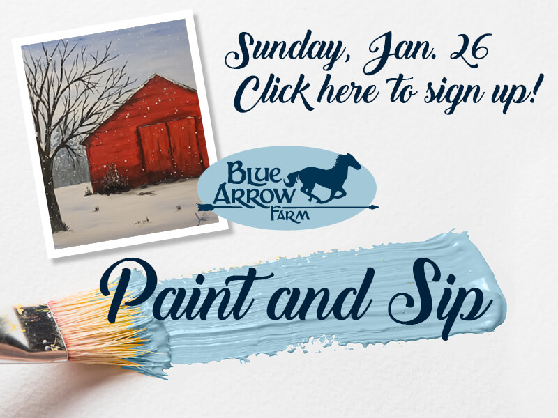 Paint and Sip • Sunday, January 26 • Click here to sign up!